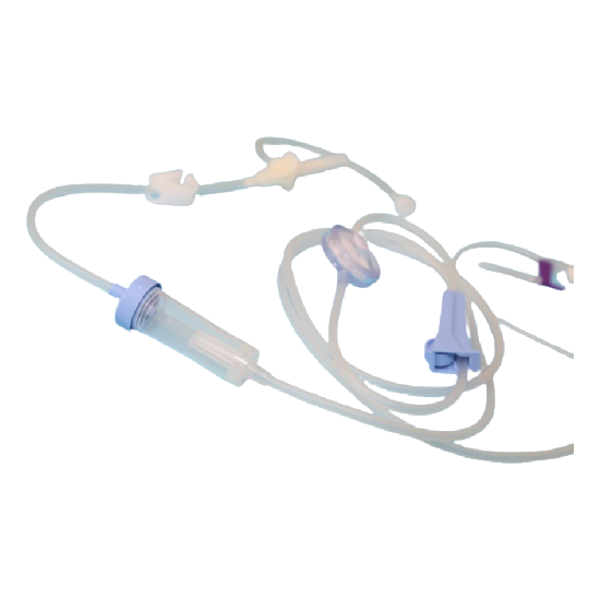 Disposable Non-phthalic Infusion Set with Needle