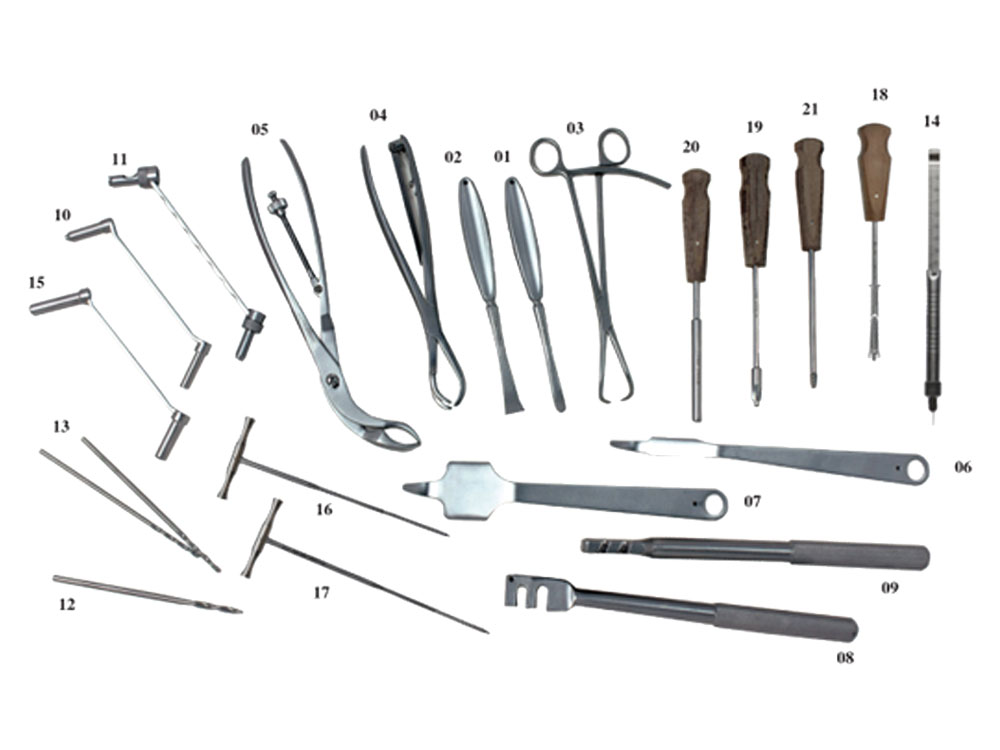 Instrument Set for Large Fragment Plates (AO Type)